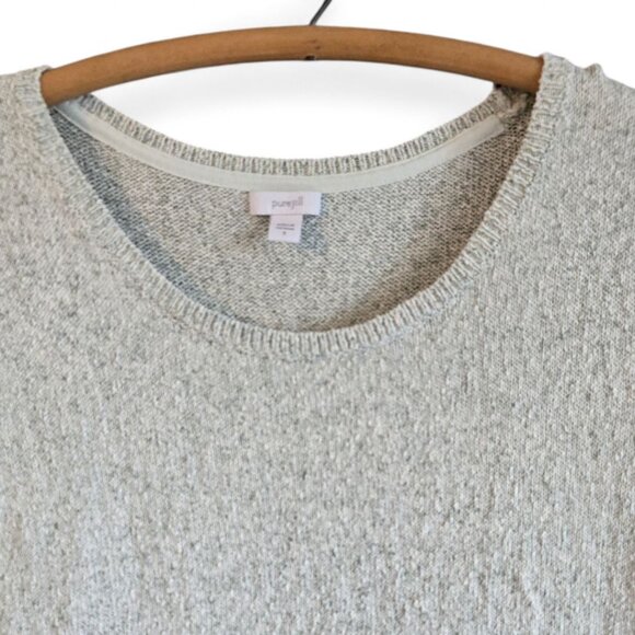 J.Jill Pure Jill Womens Small Spray Dyed Sleeveless Sweater Top Shell Pistachio - Picture 2 of 7